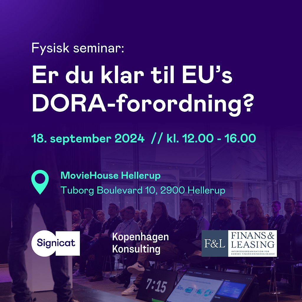 Fysisk seminar: Bliv klar til EU’s DORA-forordning