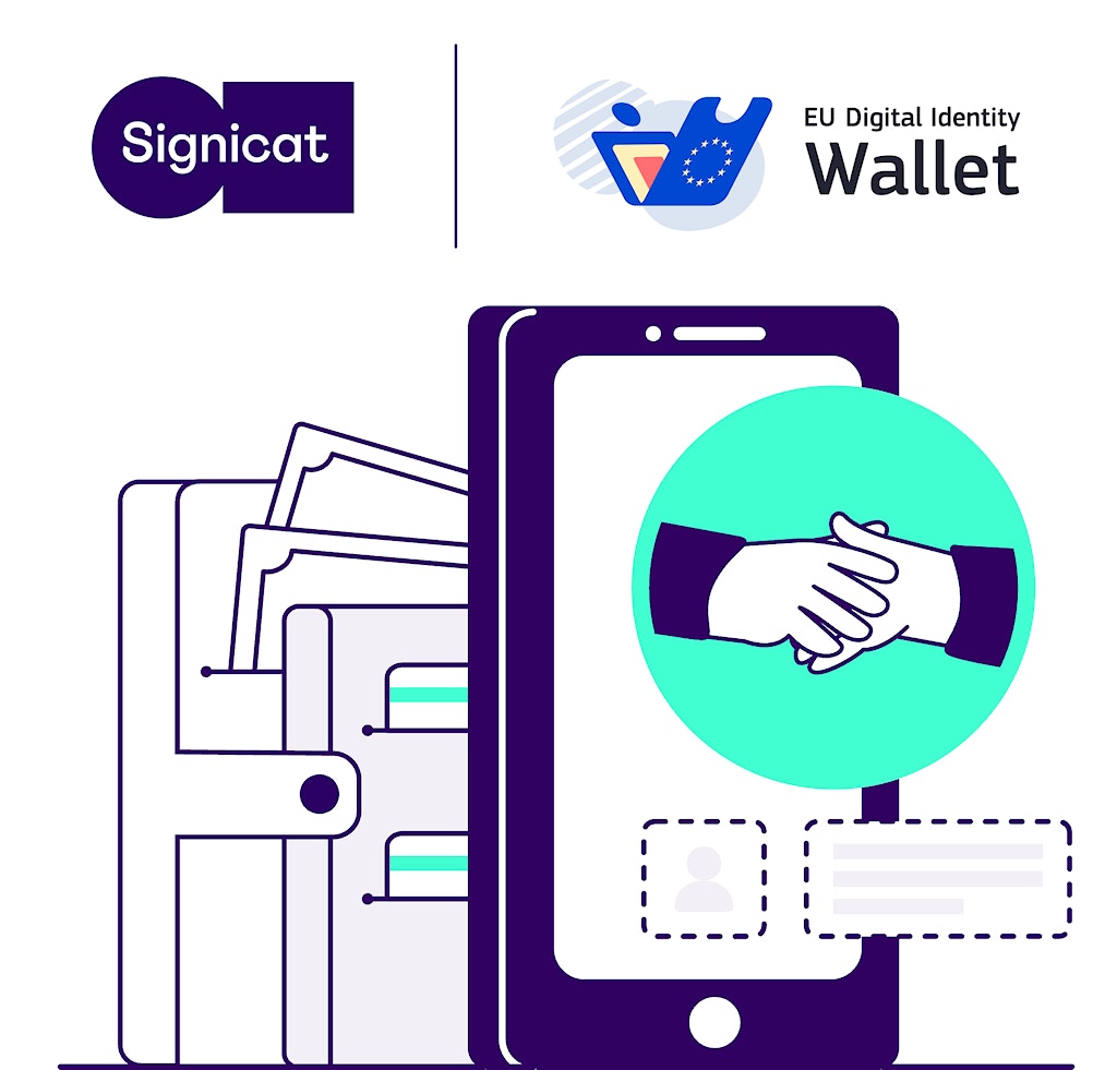 A phone showing the EUDI Wallet